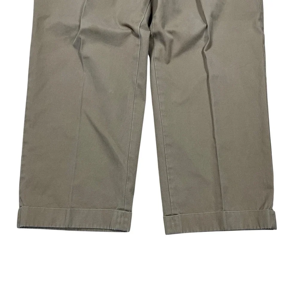 Vtg Y2K Banana Republic Smithfield Chinos Mens 38x32 (Fits 38x28) Pleated Baggy